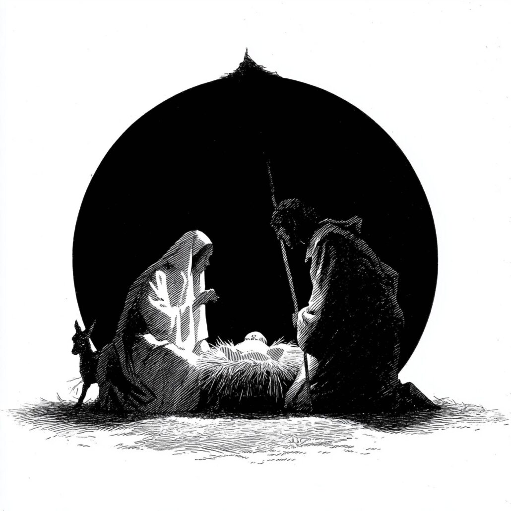 Dettaglio di un presepe artigianale napoletano